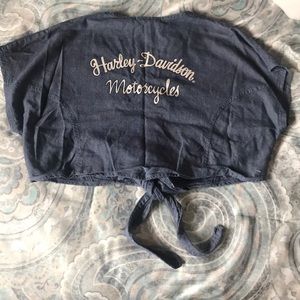 vintage Harley Davidson top